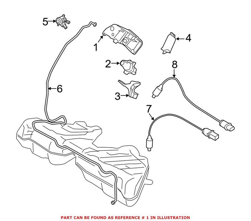 BMW Vapor Canister 16137331117